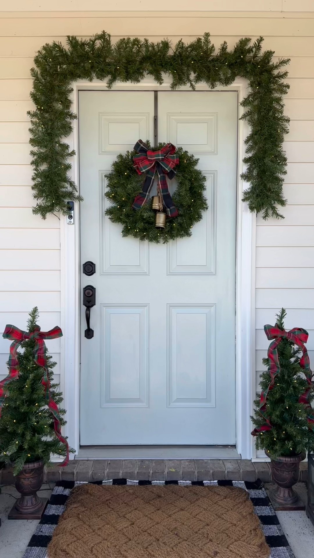 King of Christmas Christmas garland and wreath set Yorkshire Fir 4 piece set with warm LED lights / Christmas front door decor 

#LTKmomlife #LTKHoliday #LTKHome