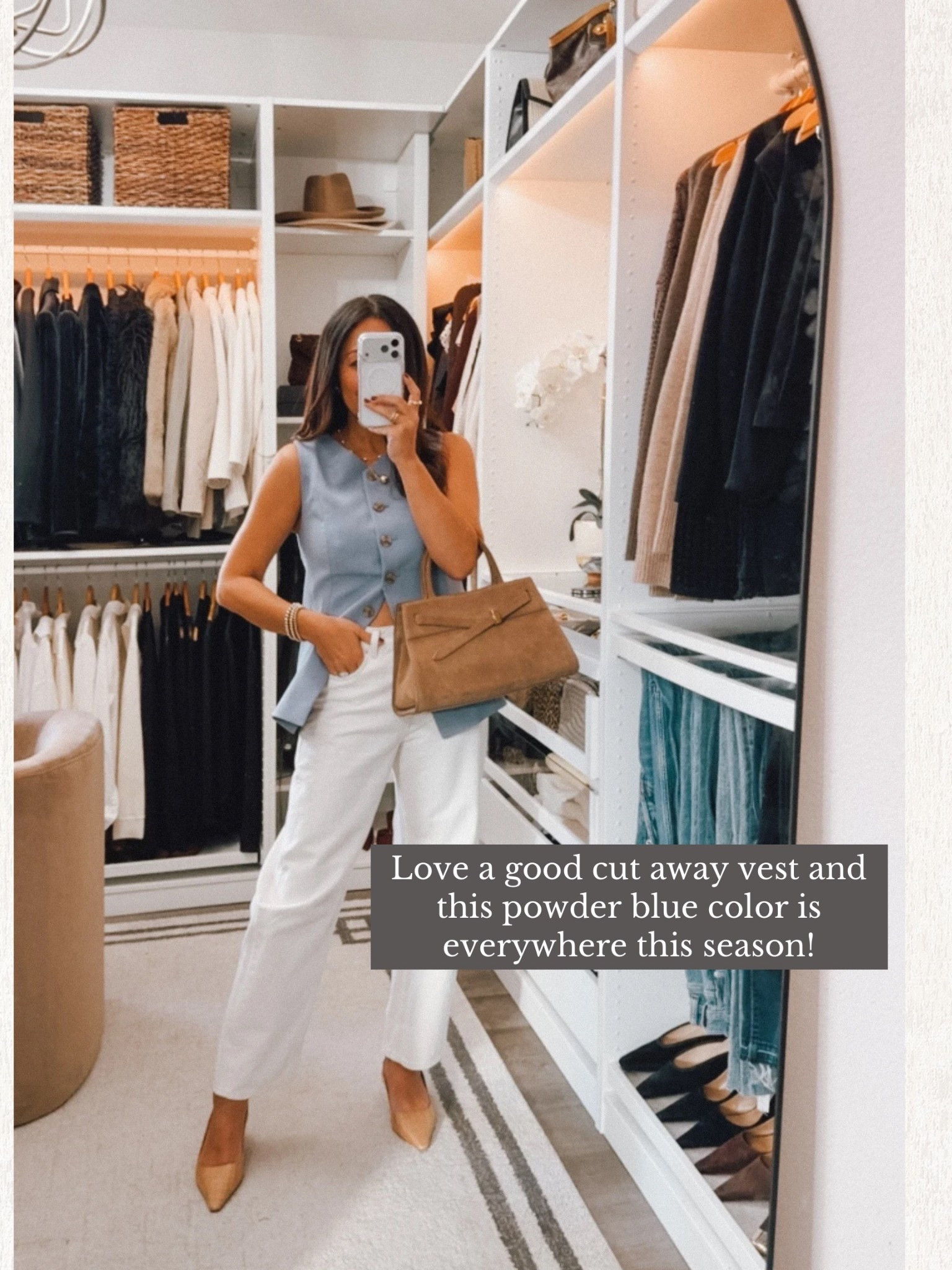 Love this vet for the season☀️ fits TTS
Jeans run big, I sized down 1 to a 25 


#LTKootd #LTKSeasonal #LTKOver40