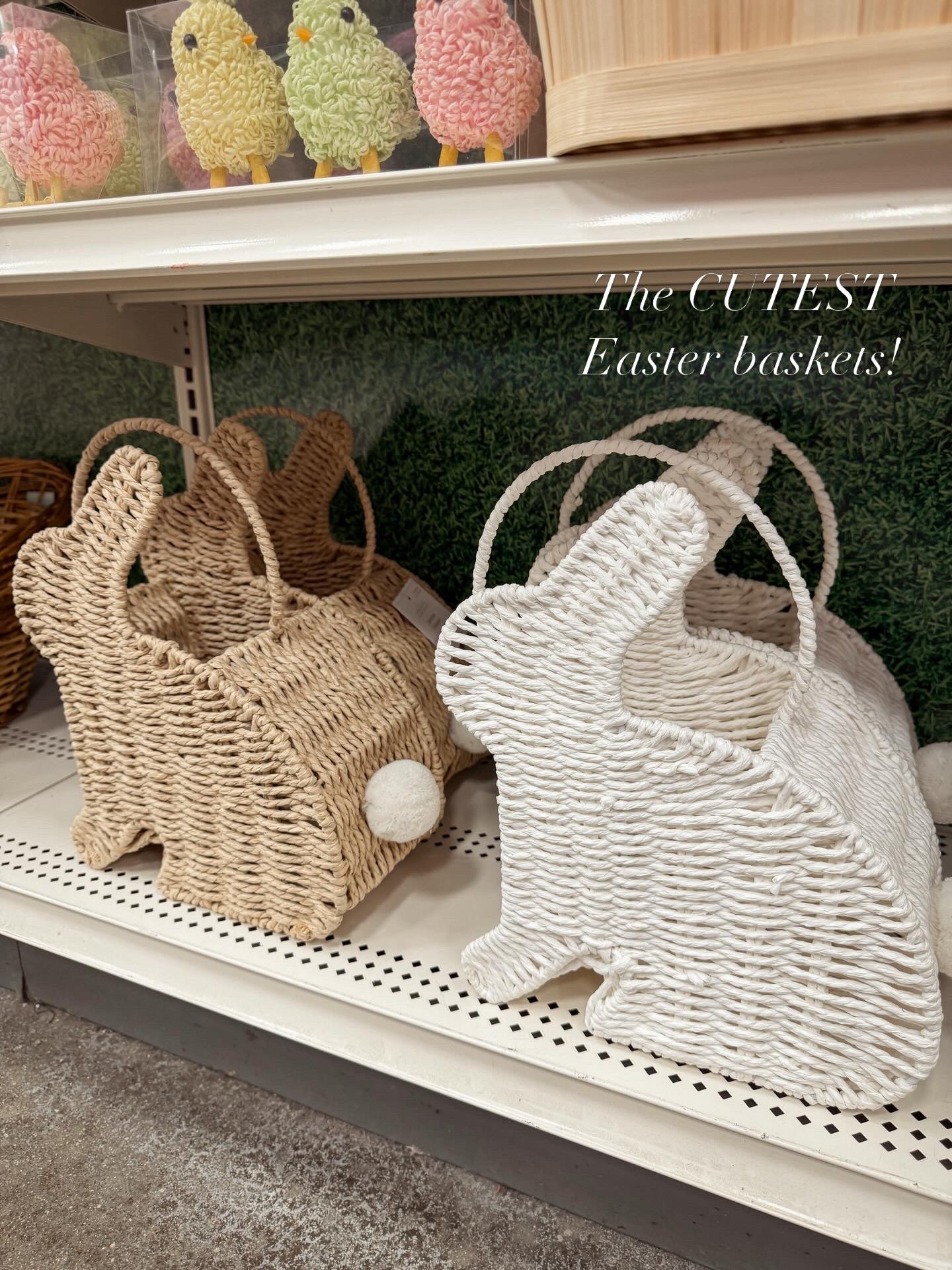 Adorable bunny shaped Easter Baskets!! I heard you guys were looking for Easter Basket Stuffers so I assumed you needed a cute basket to stuff 🥰🥰🥰 These are on sale now at Michael’s! 

#LTKSpringSale #LTKHome #LTKSeasonal