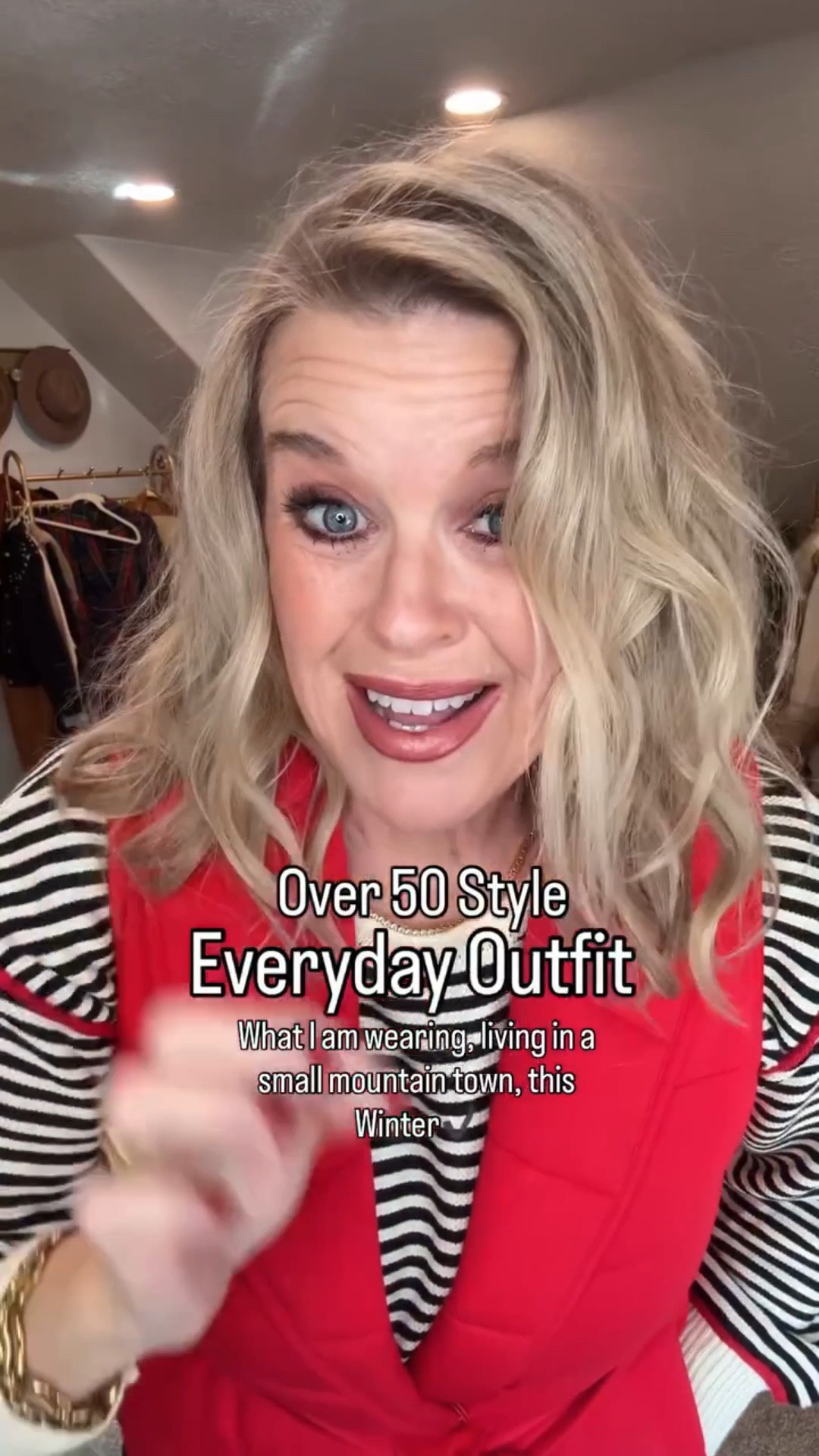 Over 50 Style

—Everyday Outfit—
Or Travel… but elevated and Chic✔️

What I am wearing, living in a small mountain town, this Winter✔️

Red puffer vest on sale 
Spanx 
And use code Deardarcyxspanx 
For extra 10% off fits tts  I am in a small 

Stripped sweater with frayed hem, great quality and comfy, comes in several color options
Fits tts I am in a med

Trouser track pants with pockets and elastic waist, pleated front 
And stripe side detail tts I am in a small 

Yellow box tennis shoes and I can’t tell you how comfortable these are! So much cushion support 



#over50fashion #afforɗablefashion  #everdaywear

#LTKootd #LTKgrwm #LTKOver40