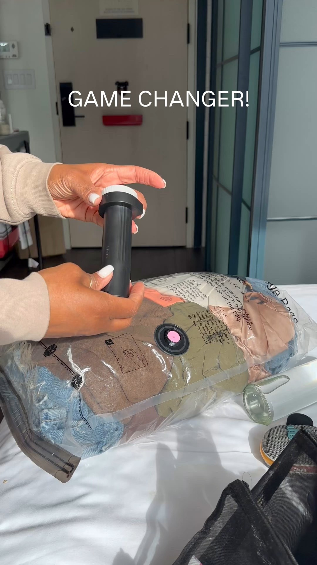 my last one blew up on me, buuuuut this whole situation is a GAME CHANGER! I get extra space in my luggage, and it definitely helps me avoid overpacking 🙌🏽
•
•
•
#travel #storage #travelessentials #homessentials #musthave #travelwithme #packingtime

#LTKmomlife #LTKTravel