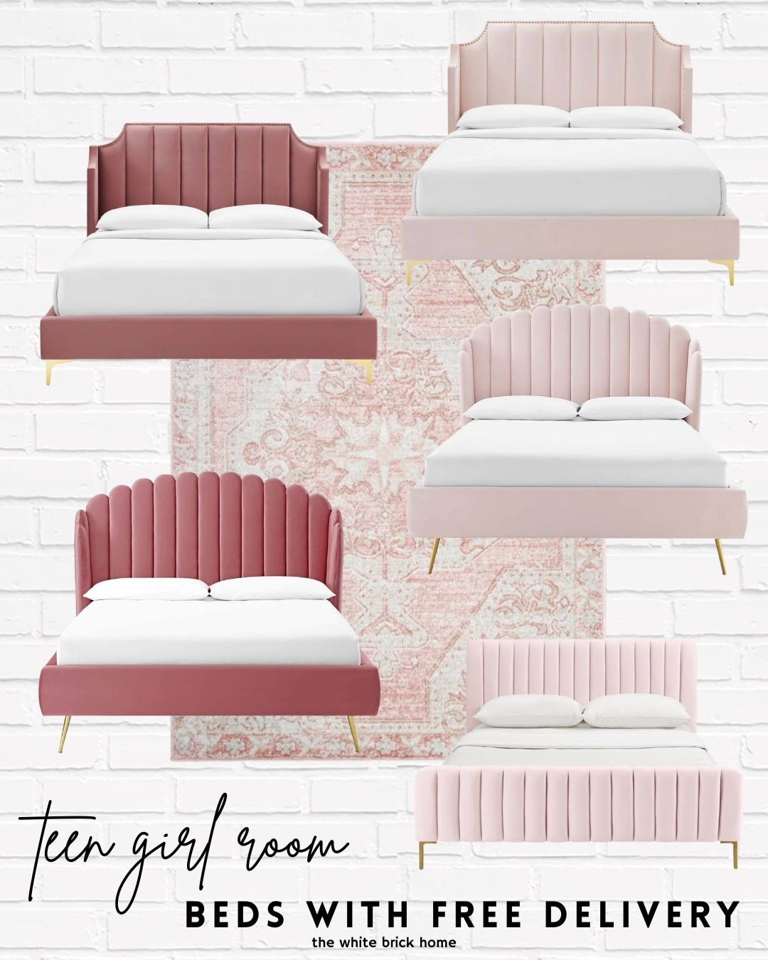 Beautiful bed options that all ship for free from Wayfair! 

🖤🖤

Girls room, girls bedroom, girls room decor, girls room furniture, girls room pink, pink bedroom, girls room bed, girls room furniture, girls room rug, area rug, girls room design, teen girl, teen girl rug, teen girl room, dorm room, college bedroom girl 

#LTKKids #LTKSaleAlert #LTKHome
