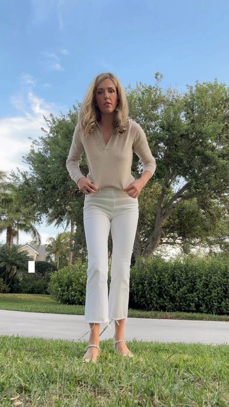 Florida dinner outfit - love mixing neutrals and this sweater is light but perfect for cooler evenings 

#LTKstyletip #LTKSeasonal #LTKtravel