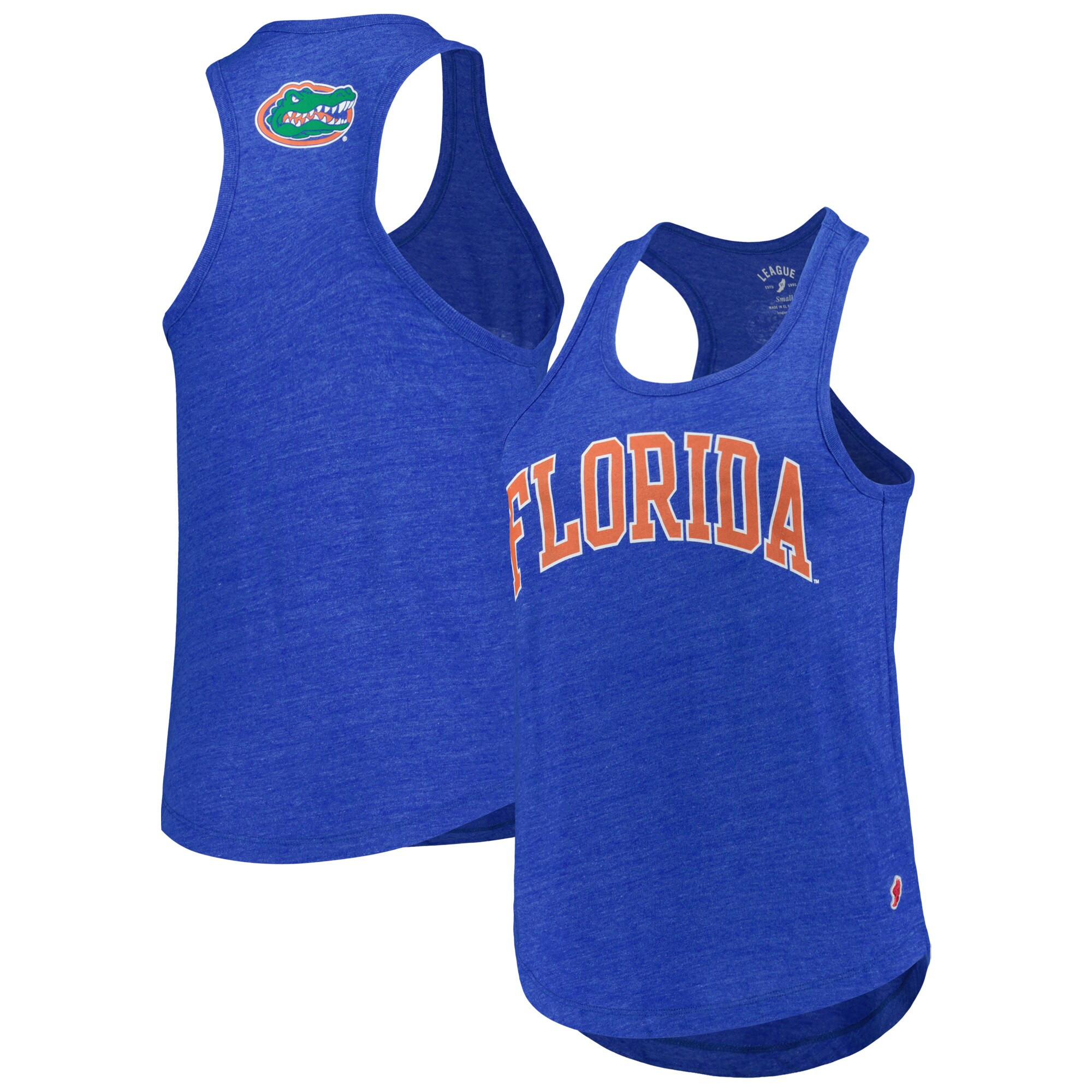 Florida Gators League Collegiate Wear Women's Two-Hit Intramural Tri-Blend Scoop Neck Racerback T... | Fanatics