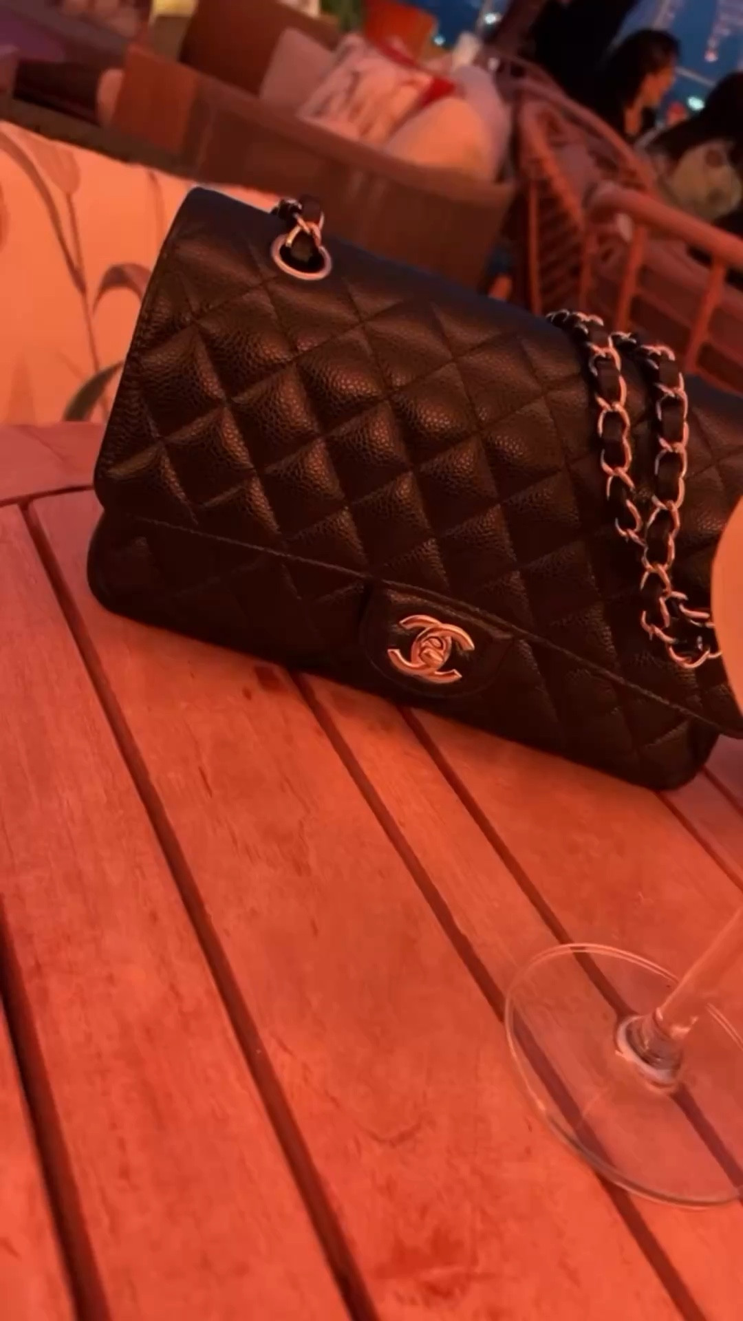 Rooftop views, cocktails, and a little Chanel moment 🖤✨

#LTKgrwm #LTKvlog #LTKdayinmylife