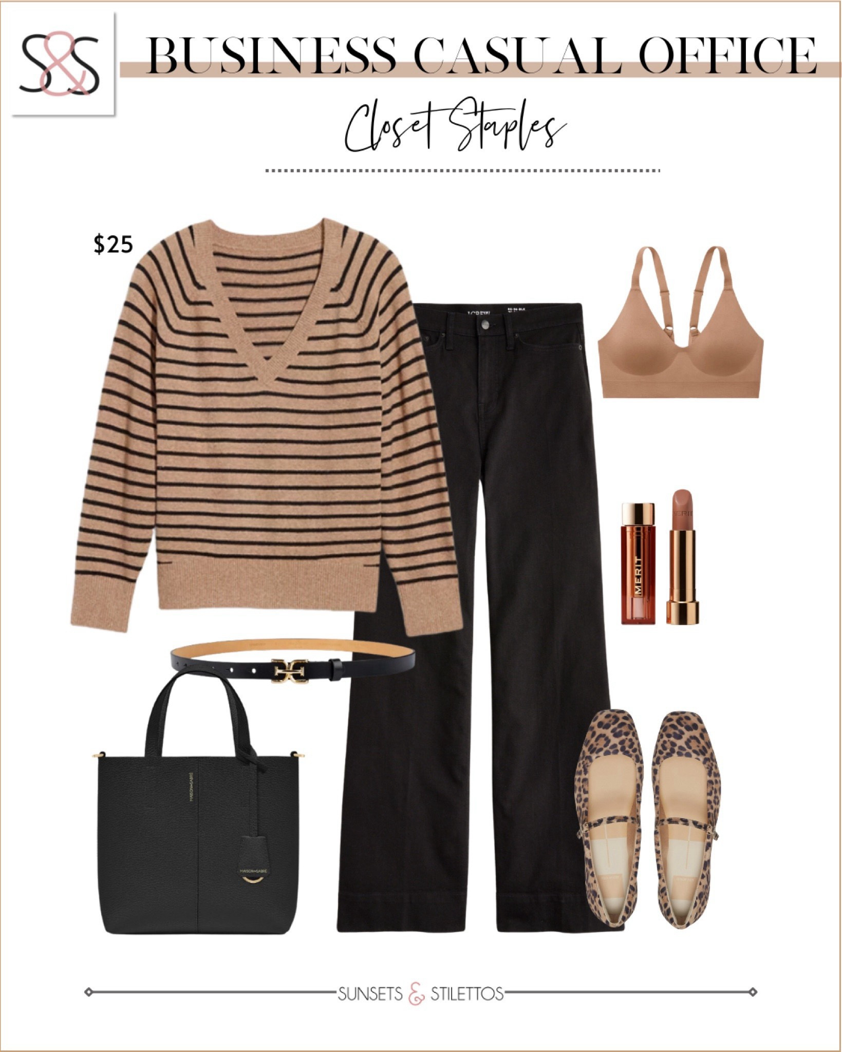 I am absolutely loving this V-neck sweater with budget, friendly black pants and leopard ballet flats this fall! Perfect for the weekend or Thanksgiving dinner!

Sunsets and Stilettos, workwear, Amazon flats

#LTKHoliday #LTKSeasonal #LTKFindsUnder50