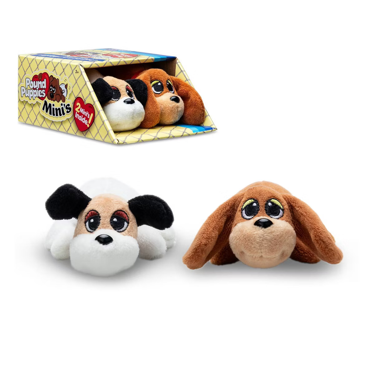 Pound Puppies 2 pack – Mini Classics: Polyester Stuffed Animals, Dog Variety, Creative Thinking... | Target