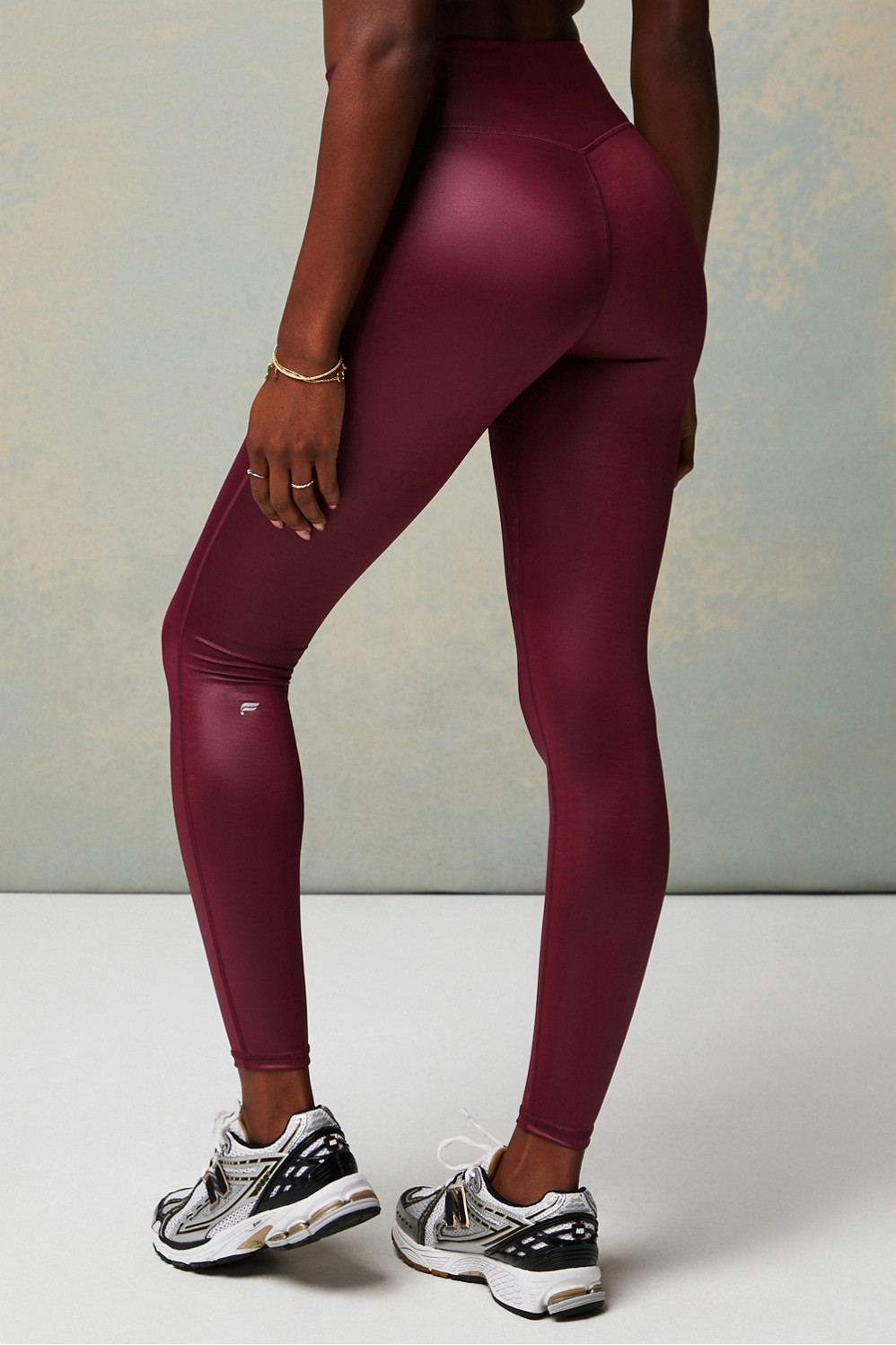 Anywhere Motion365+ Shine High-Waisted Legging | Fabletics - North America