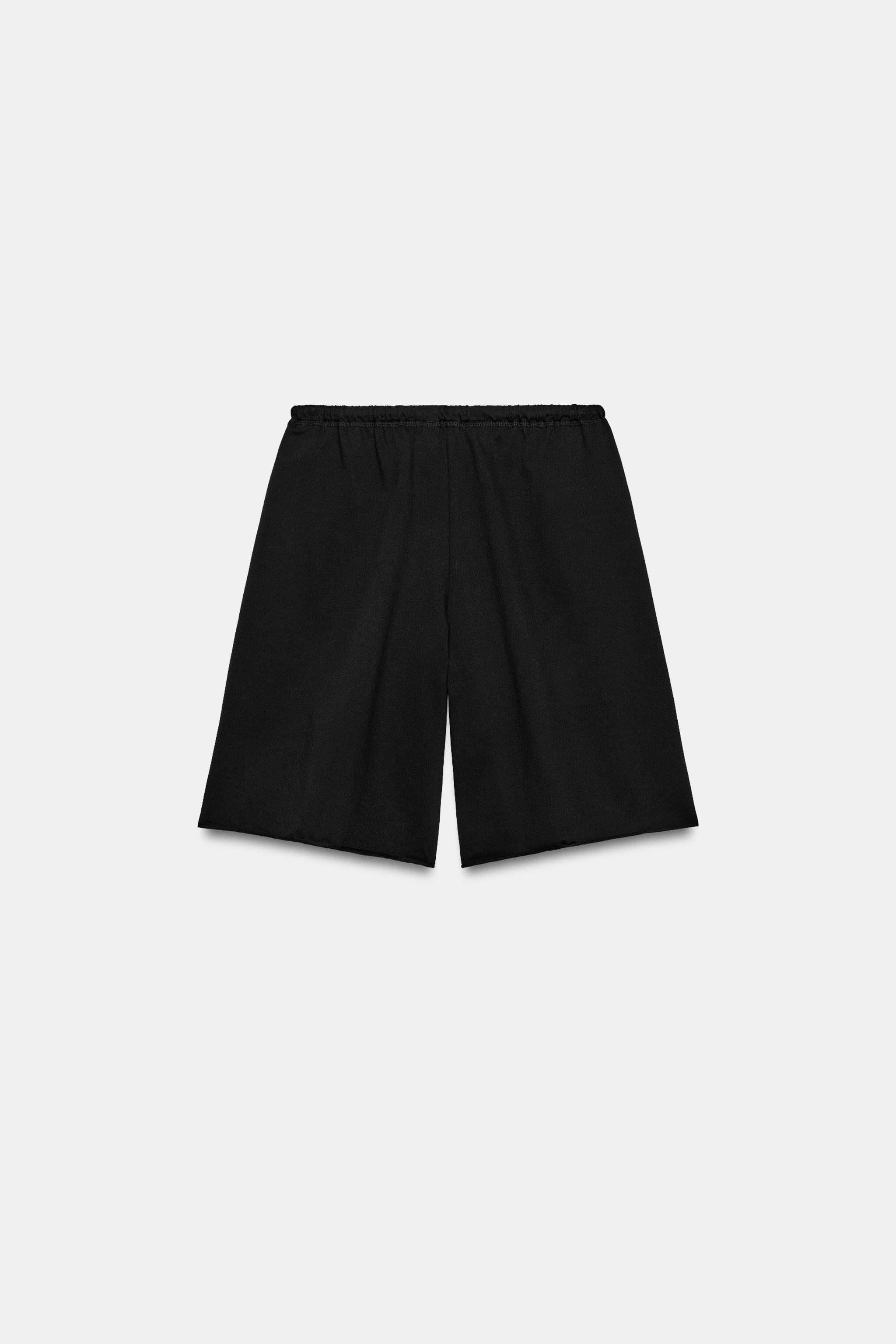 COTTON BERMUDA SHORTS WITH DRAWSTRINGS | Zara UK