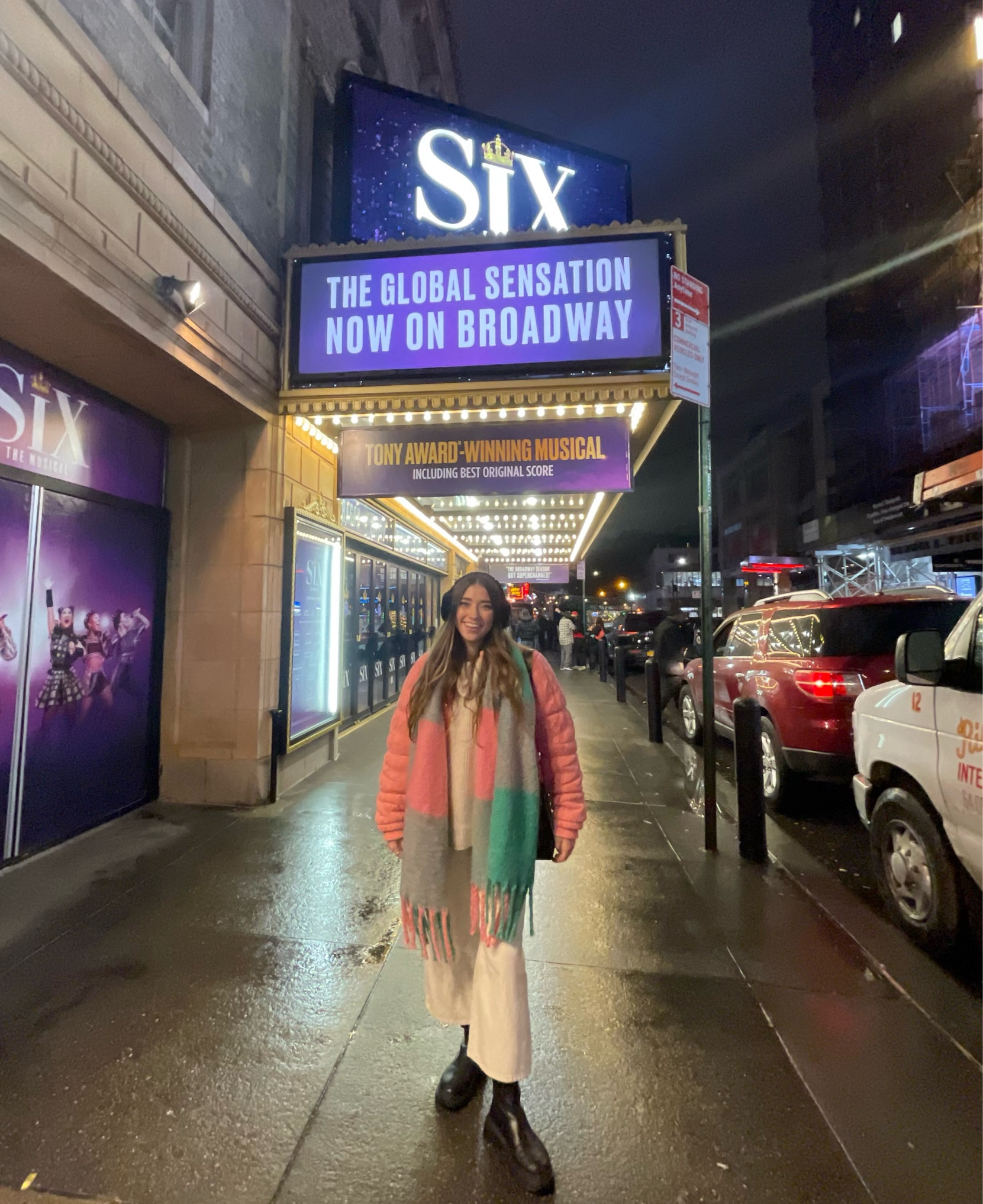 another nyc outfit :) sweater, pants, jacket, purse, ear muffs are exact :) different scarves are linked🤍🤍 #nycoutfits #nycfit #coldweatheroutfits #nycoutfitinspo

#LTKHoliday #LTKGiftGuide #LTKSeasonal