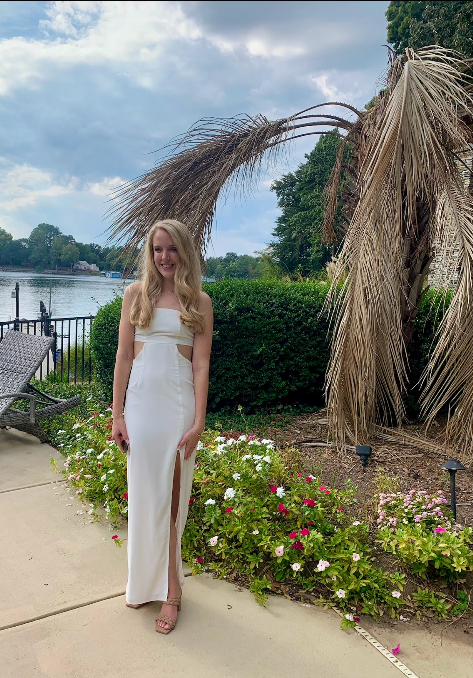 Wore this for our wedding weekend! From revolve and only $75! Super cute! 
 #whitedress


#LTKWedding #LTKTravel #LTKFindsUnder100