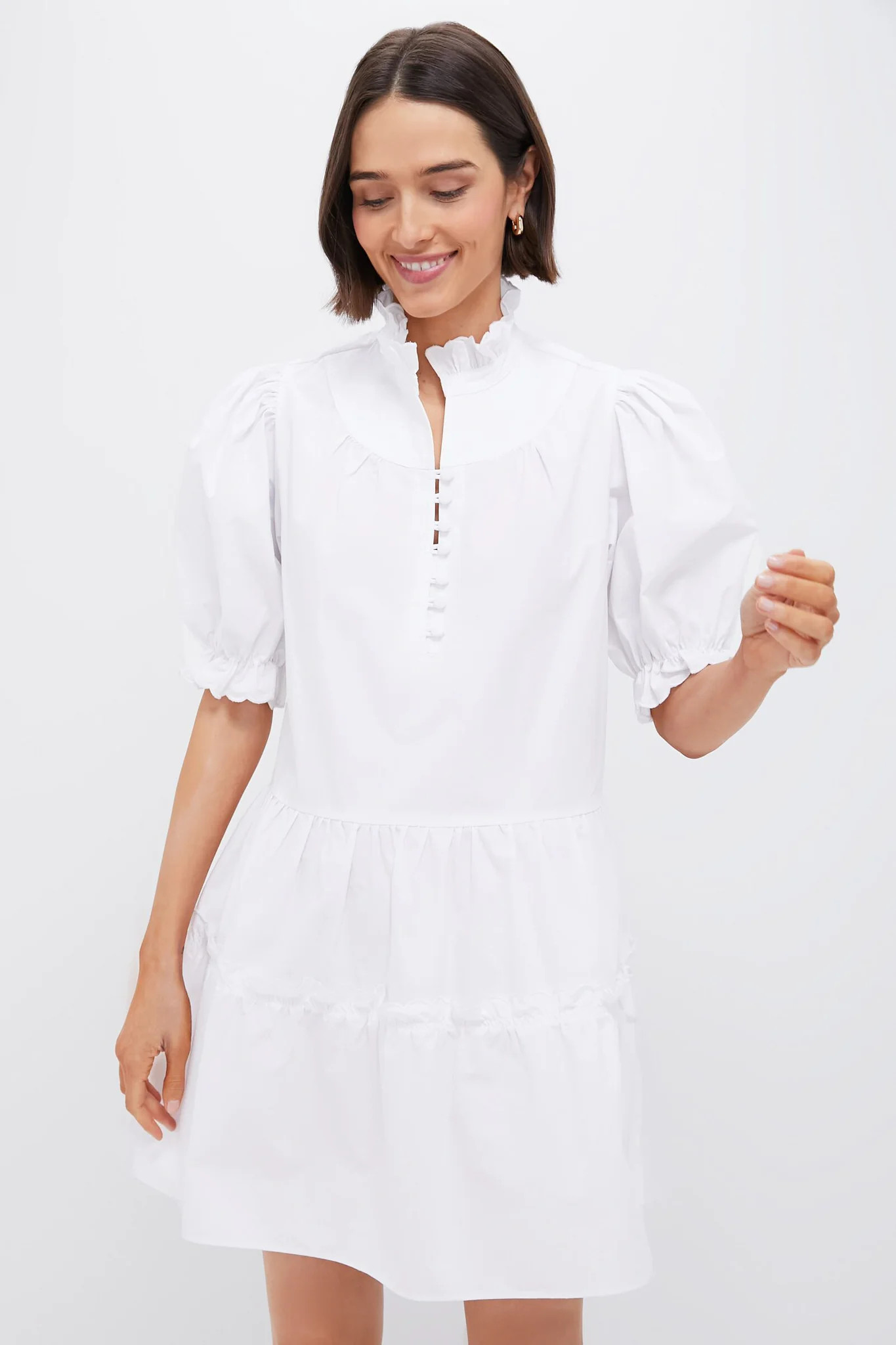 White Selena Mini Dress | Tuckernuck (US)