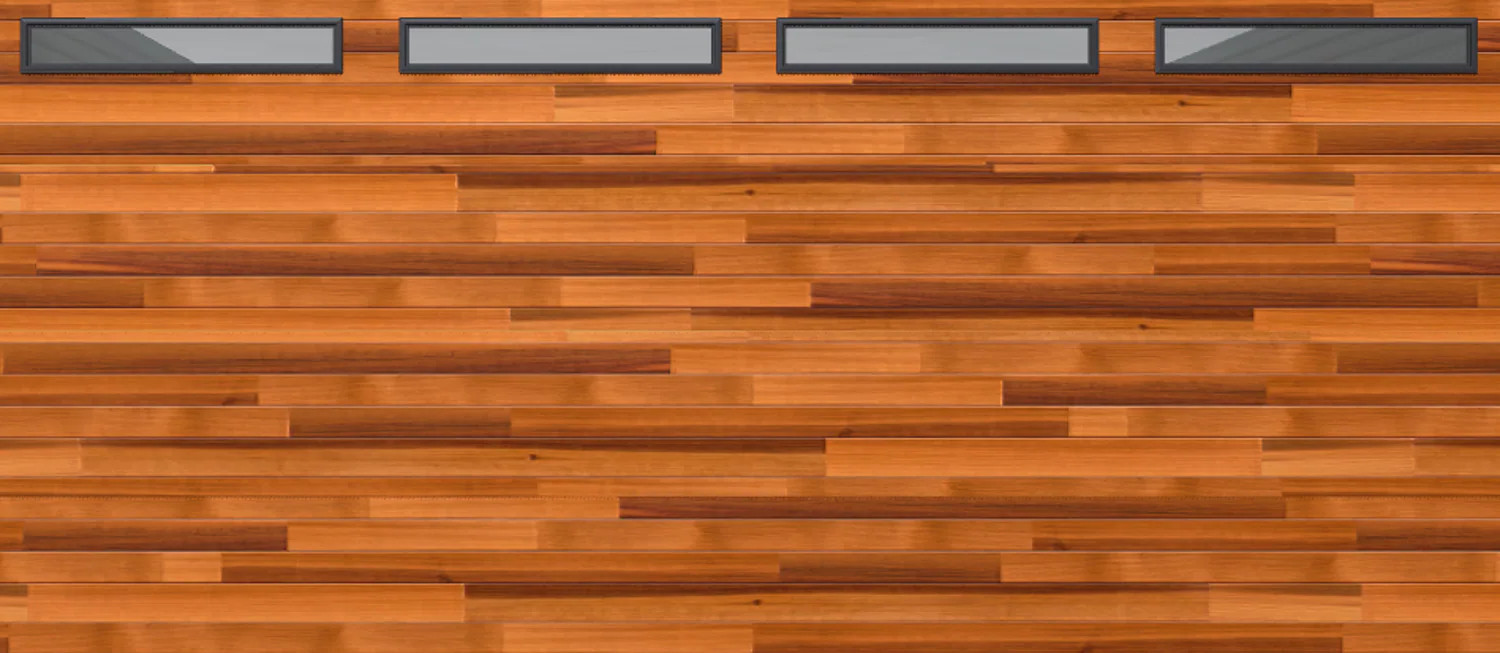Wayne Dalton 8300 16-ft x 7-ft 12.12 R-Value Insulated Cedar Double Garage Door with Windows one_size | WD8300CNTCPNLS167 | Lowe's
