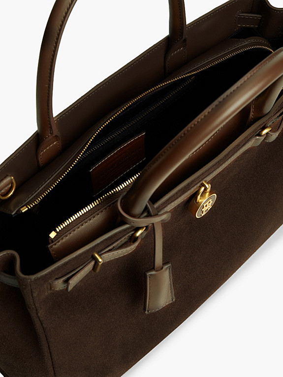 The American Icon Suede Tote Bag | Brown | Tommy Hilfiger | Tommy Hilfiger UK
