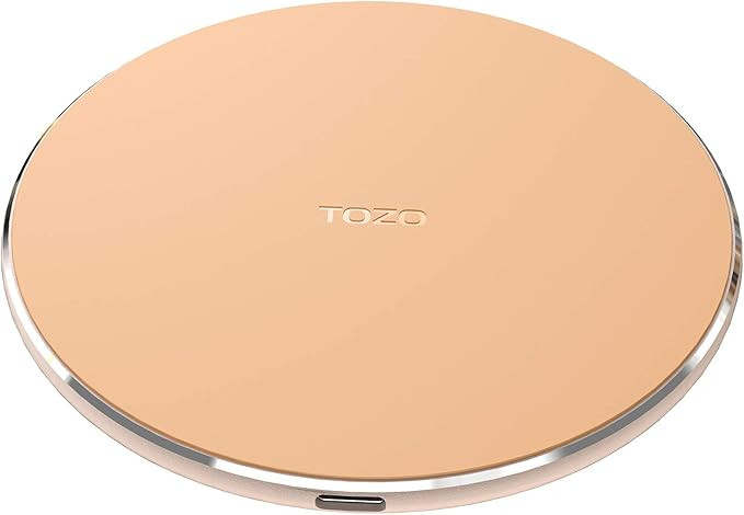TOZO W1 Wireless Charger, 10W Qi-Certified Charging Pad with Aviation Aluminum Computer Numerical... | Amazon (US)