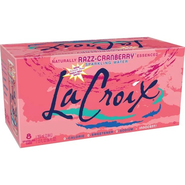 LaCroix (Core) 8 Pack- Razz-Cranberry 12 Oz - Walmart.com | Walmart (US)