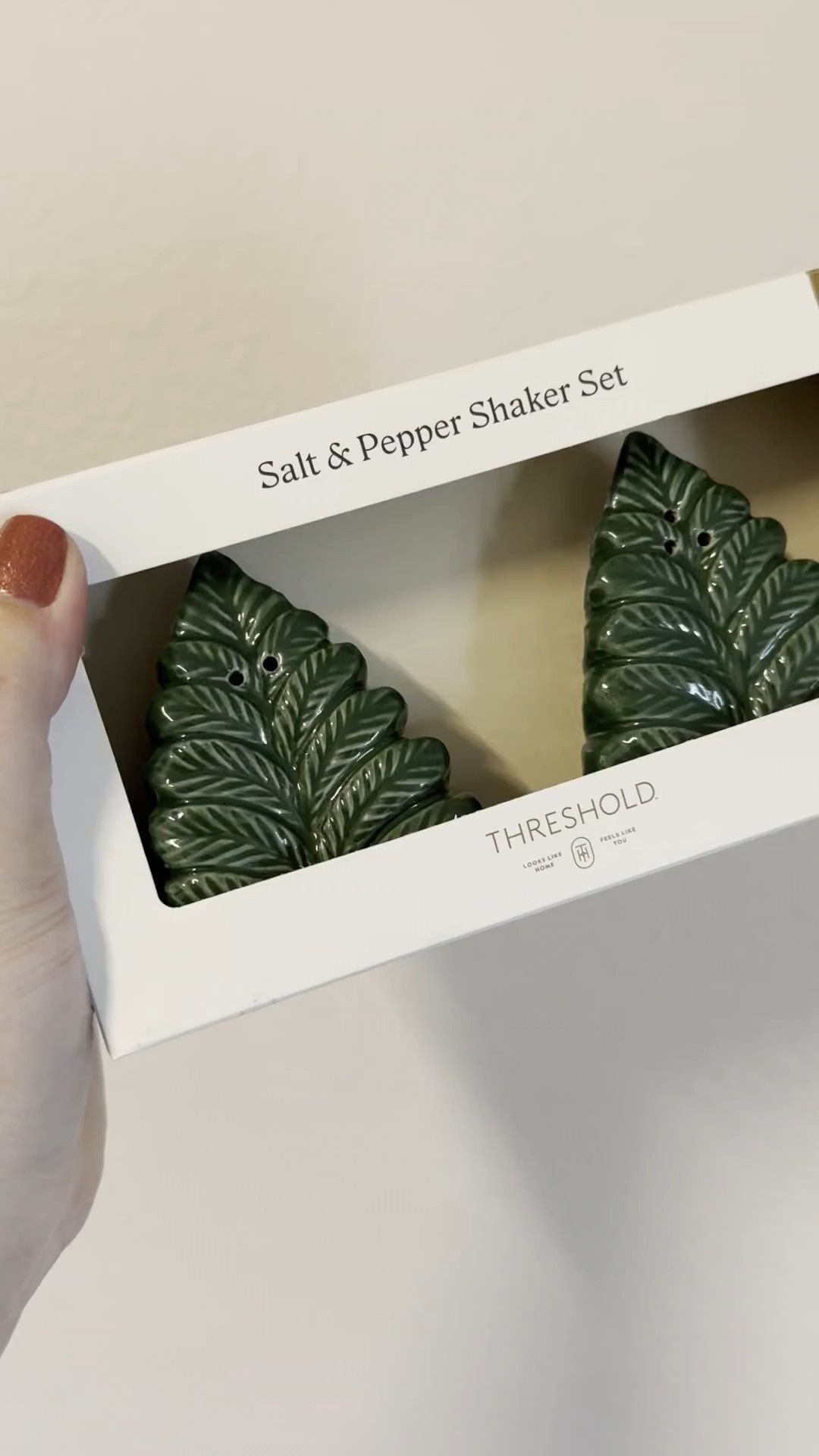 These Stoneware Trees Salt and Pepper Shakers by Threshold were the perfect finishing touch for my Christmas tablescape 🎄

I love adding small, festive details that make the table feel cozy, intentional, and elevated without being over the top. 

These neutral ceramic Christmas tree shakers blend beautifully with any holiday décor and work for hosting Christmas, winter entertaining, and seasonal tablescapes year after year. 

Simple, classic, and functional — linking them along with the rest of my holiday hosting and tablescape favorites I used for Christmas Day. 

#LTKHome #LTKFindsUnder50 #LTKSeasonal