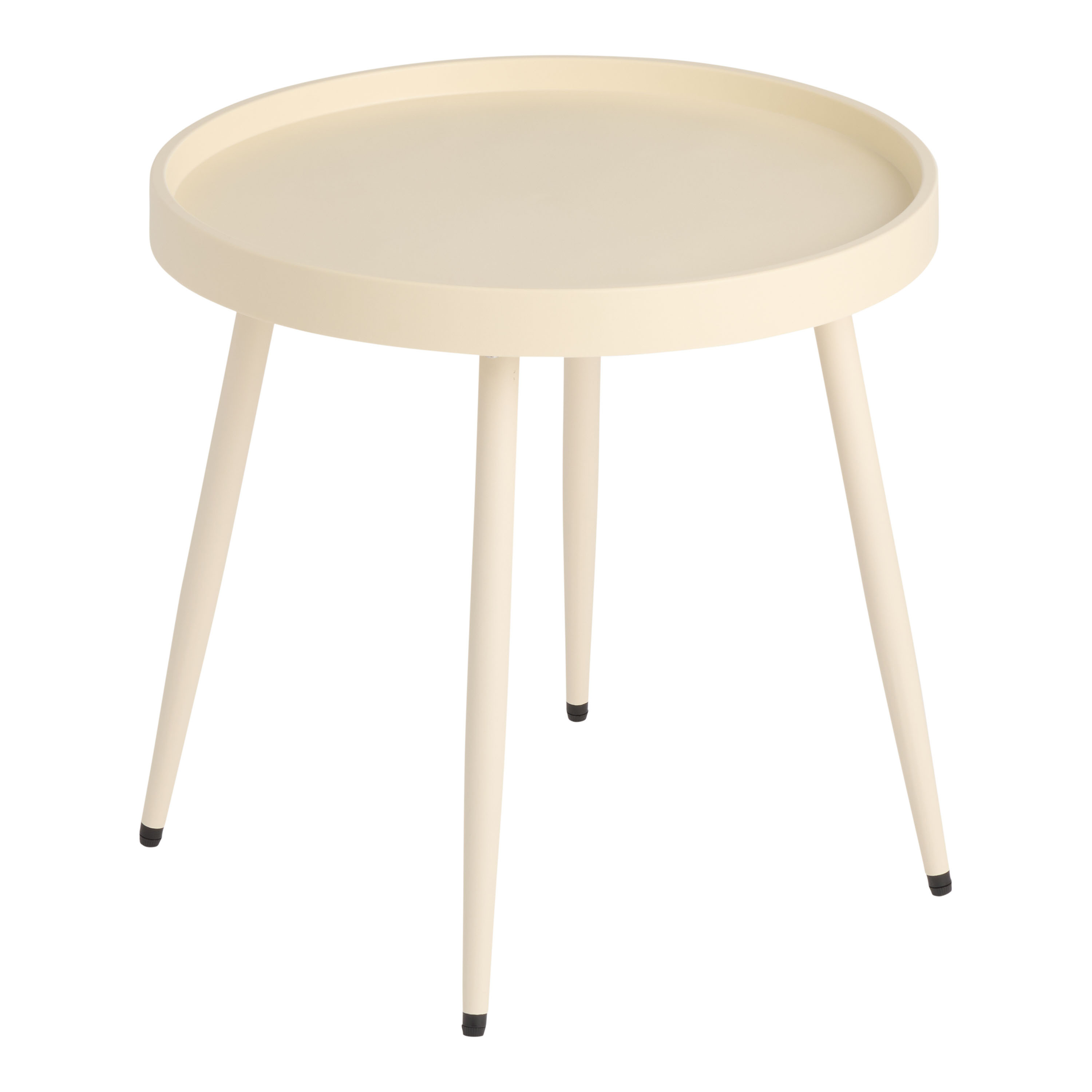 Salina Round Plastic Outdoor Side Table | World Market