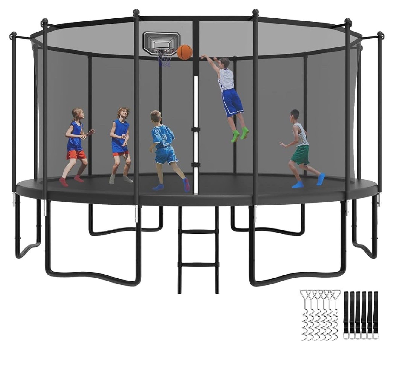 Kids trampoline. Backyard trampoline.
Backyard activities. 

#LTKHome #LTKKids