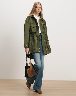 Veronica Beard Harwin Utility Jacket Army | Veronica Beard