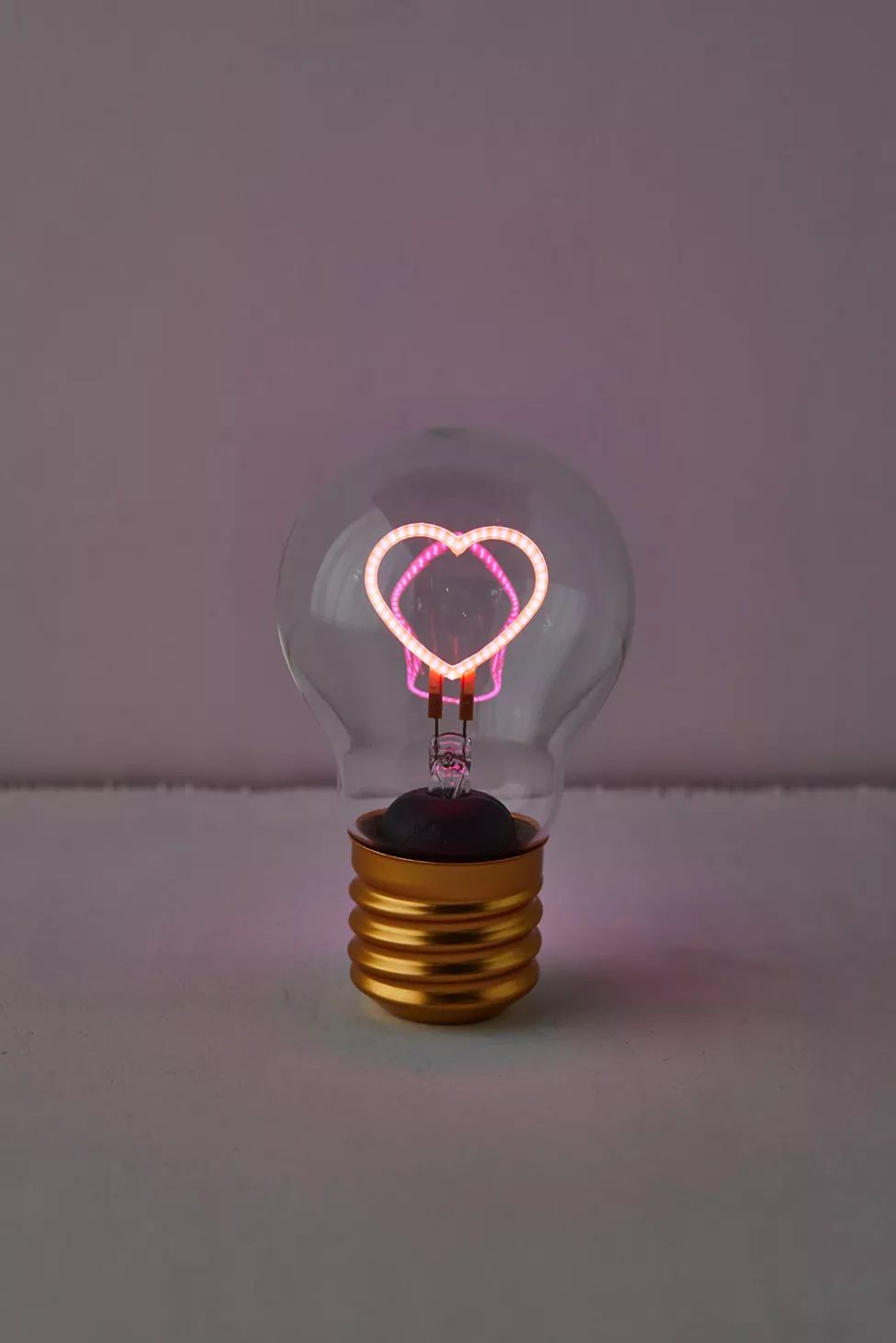 Heart Shaped Cordless Magic Bulb Light | Urban Outfitters (US and RoW)