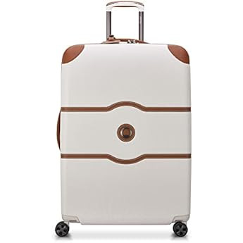 DELSEY Paris Chatelet Hard+ Hardside Luggage with Spinner Wheels, Champagne White, Carry-on 21 Inch, | Amazon (US)