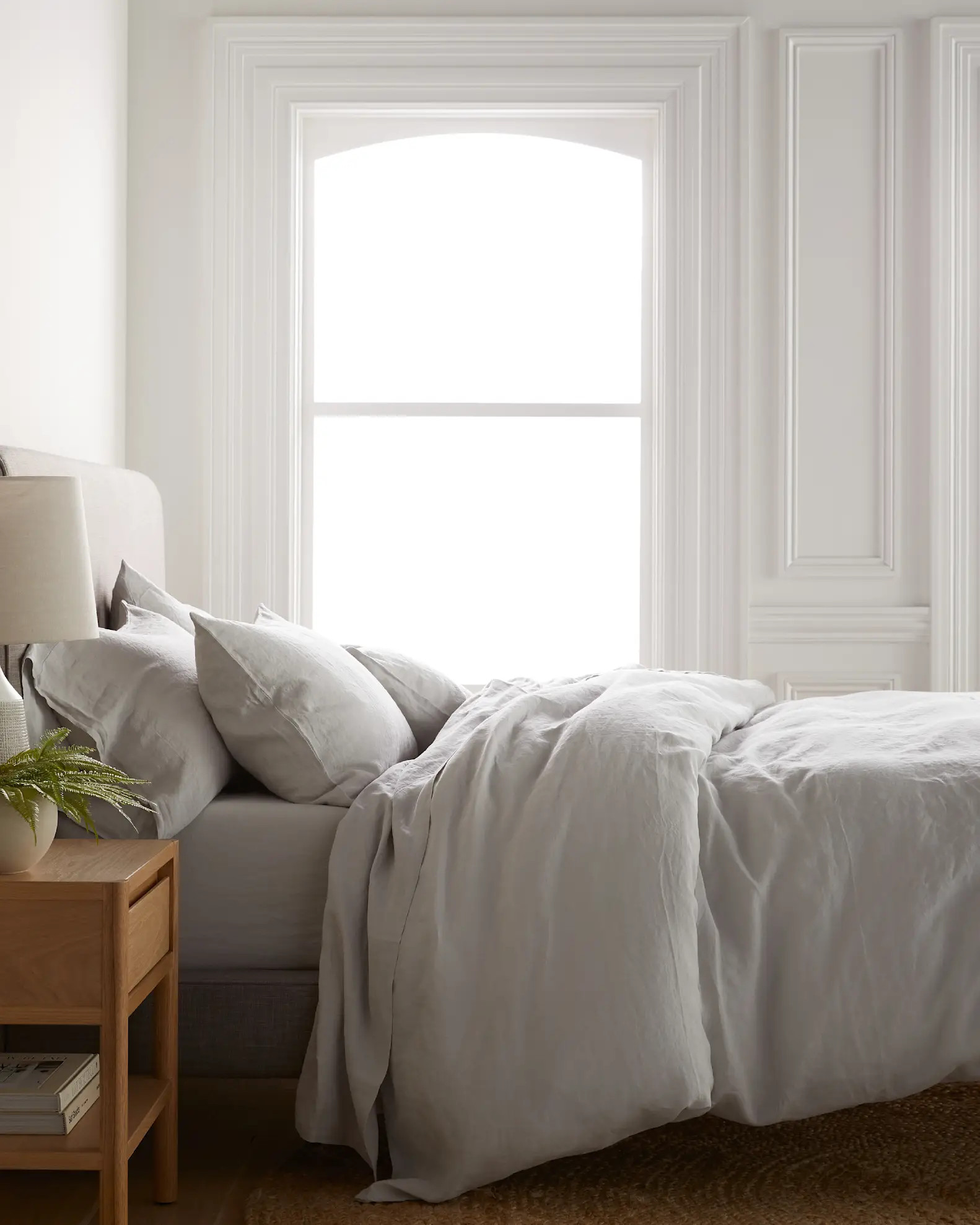 Linen Duvet Cover | Quince in Light Grey | Quince