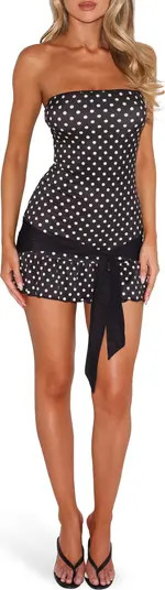 Tove Polka Dot Sleeveless Mini Dress | Nordstrom