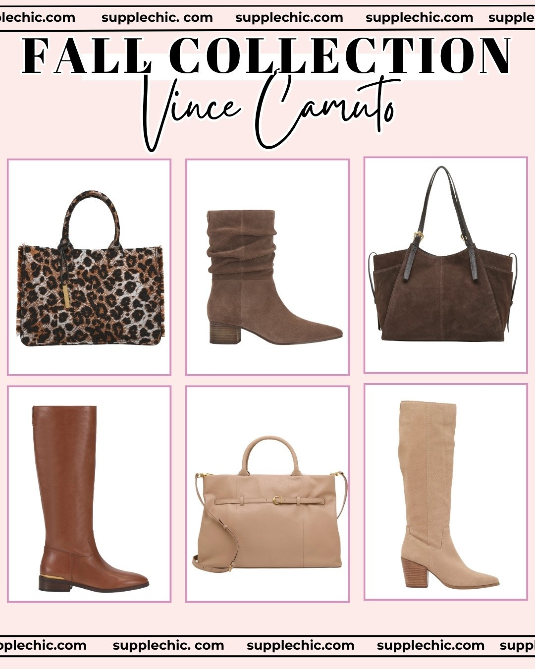 Building a fall wardrobe starts with pieces you can reach for again and again. These boots and bags bring timeless shades like brown, tan, and leopard print that work beautifully throughout the season. Fall Collection, Fall Fashion, Fall Outfit Ideas, Fall Accessories, Vince Camuto Boots, Vince Camuto Bags, Knee High Boots, Brown Boots, Suede Boots, Fall Shoes, Fall Handbags, Neutral Accessories

#LTKootd #LTKSeasonal #LTKMidsize