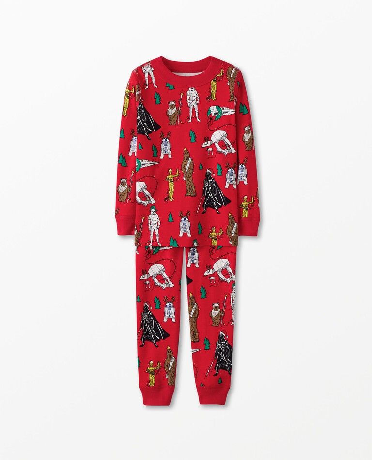 STAR WARS™ Holiday Print Long John Pajama Set | Hanna Andersson