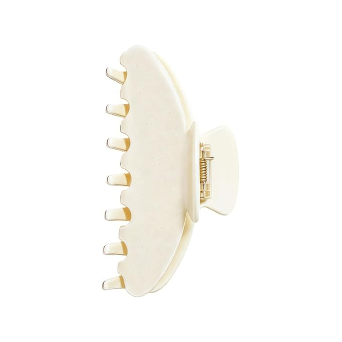 Durable Acetate Hair Clips - 4-Inch Sequin Yellow Claw Clips for Fine and Thick Hair (Sequin yell... | Amazon (US)