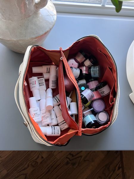 My go-to cosmetic bag (that I use to store all of my nail polish) is on sale today! It holds a ton. Great for travel! 

#LTKfindsunder50 #LTKsalealert #LTKbeauty