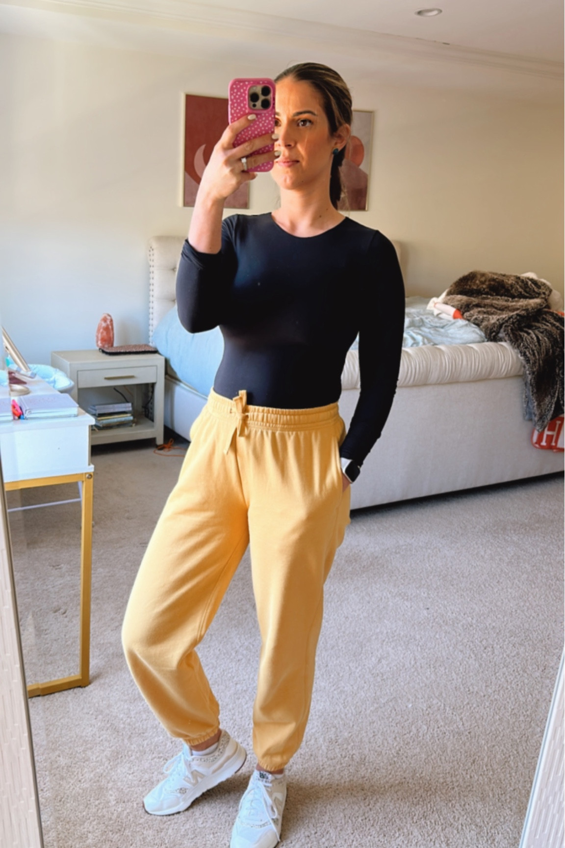 Comfiest sweats on sale for $23 from $76.  Available in XS & S, but other colors available in other sizes!

SKIMS body suit from Amazon $30.99 wearing a medium.

#LTKFind #LTKunder50 #LTKsalealert