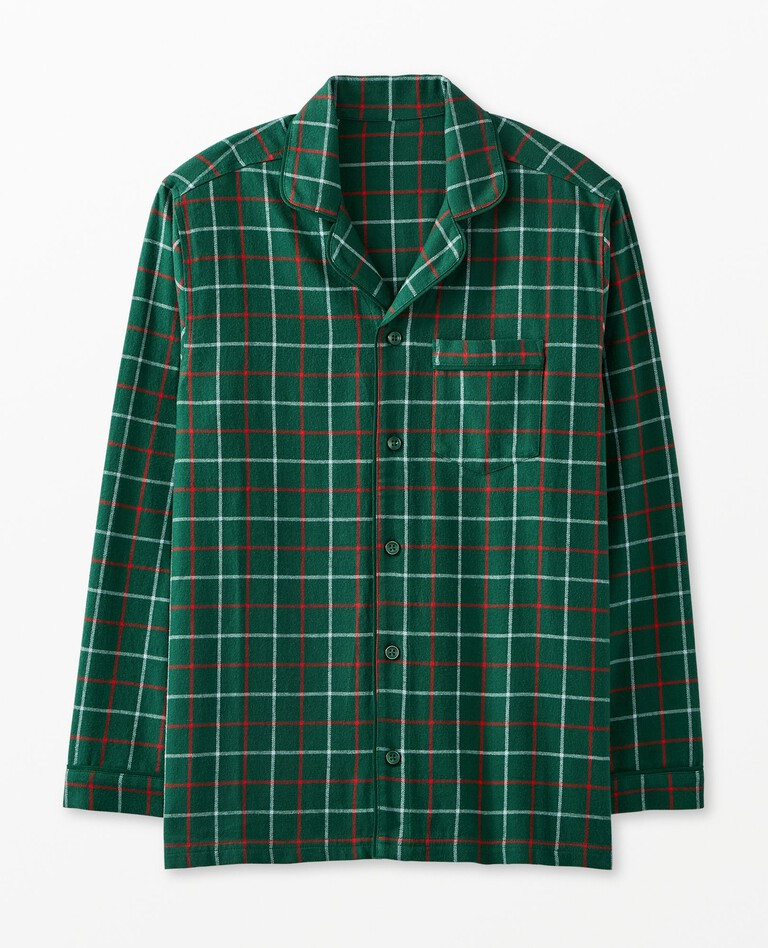 Adult Holiday Flannel Pajama Top | Hanna Andersson