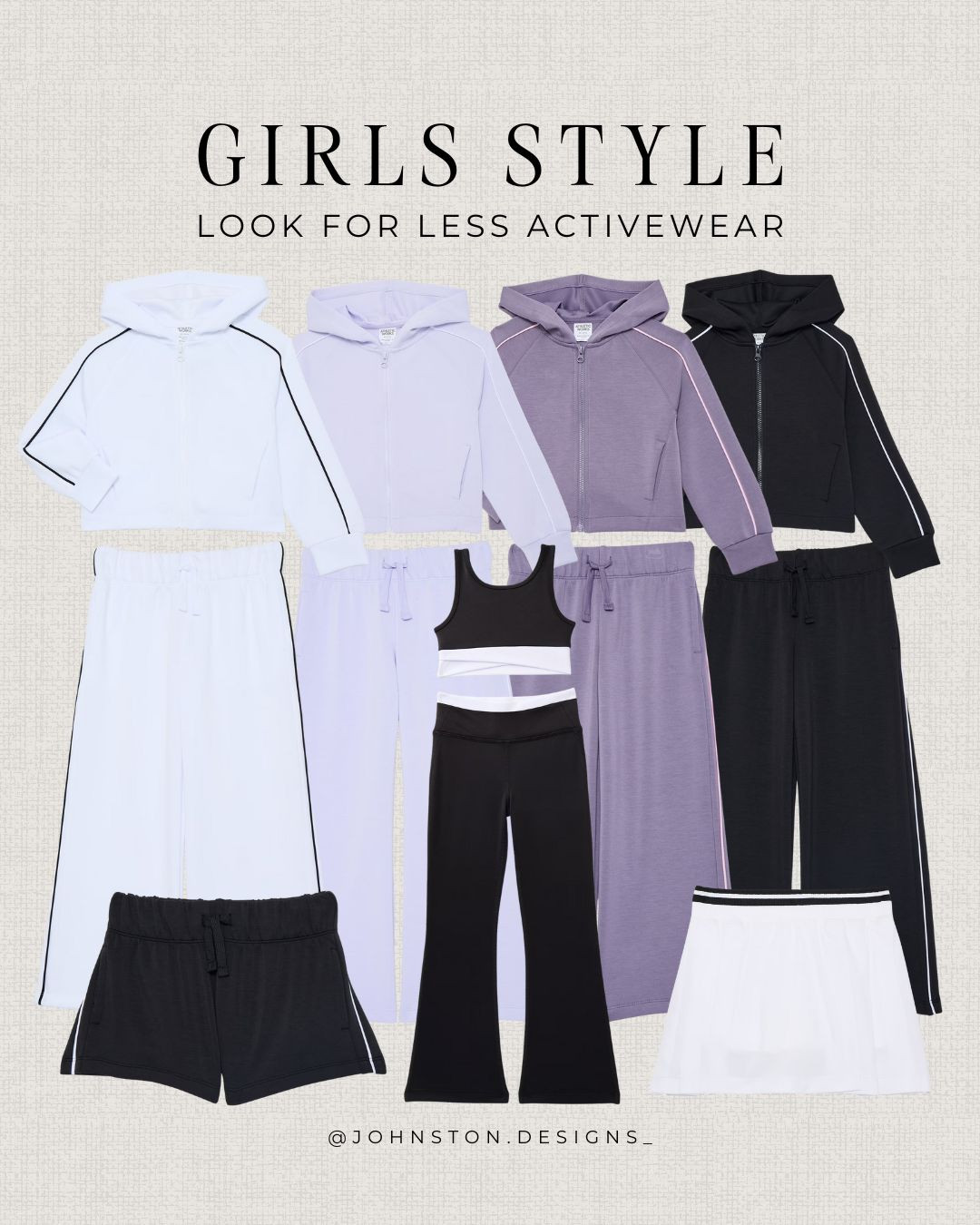 Girls activewear look for less. 💕 Sporty staples, comfy sets and everyday favorites without the splurge.


Walmart kids, girls fashion, active set, athleisure outfit, zip hoodie, flare leggings, tennis skirt, comfy basics, budget style, trending now, sports style. 

 #LTKootd #LTKKids