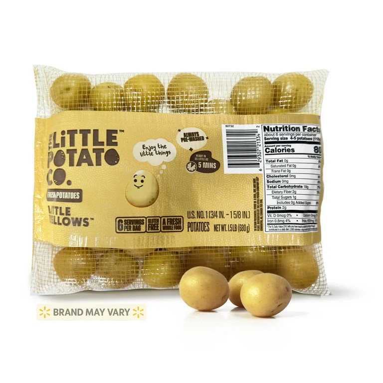 Fresh Yellow Baby Potatoes, 1.5 lb Bag | Walmart (US)