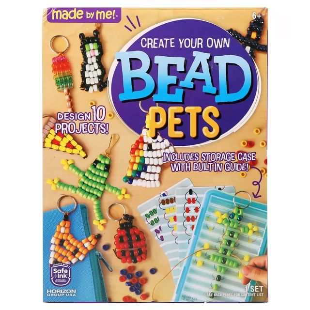 Made By Me Create Your Own Bead Pets, Boys and Girls, Child, Ages 6+ | Walmart (US)