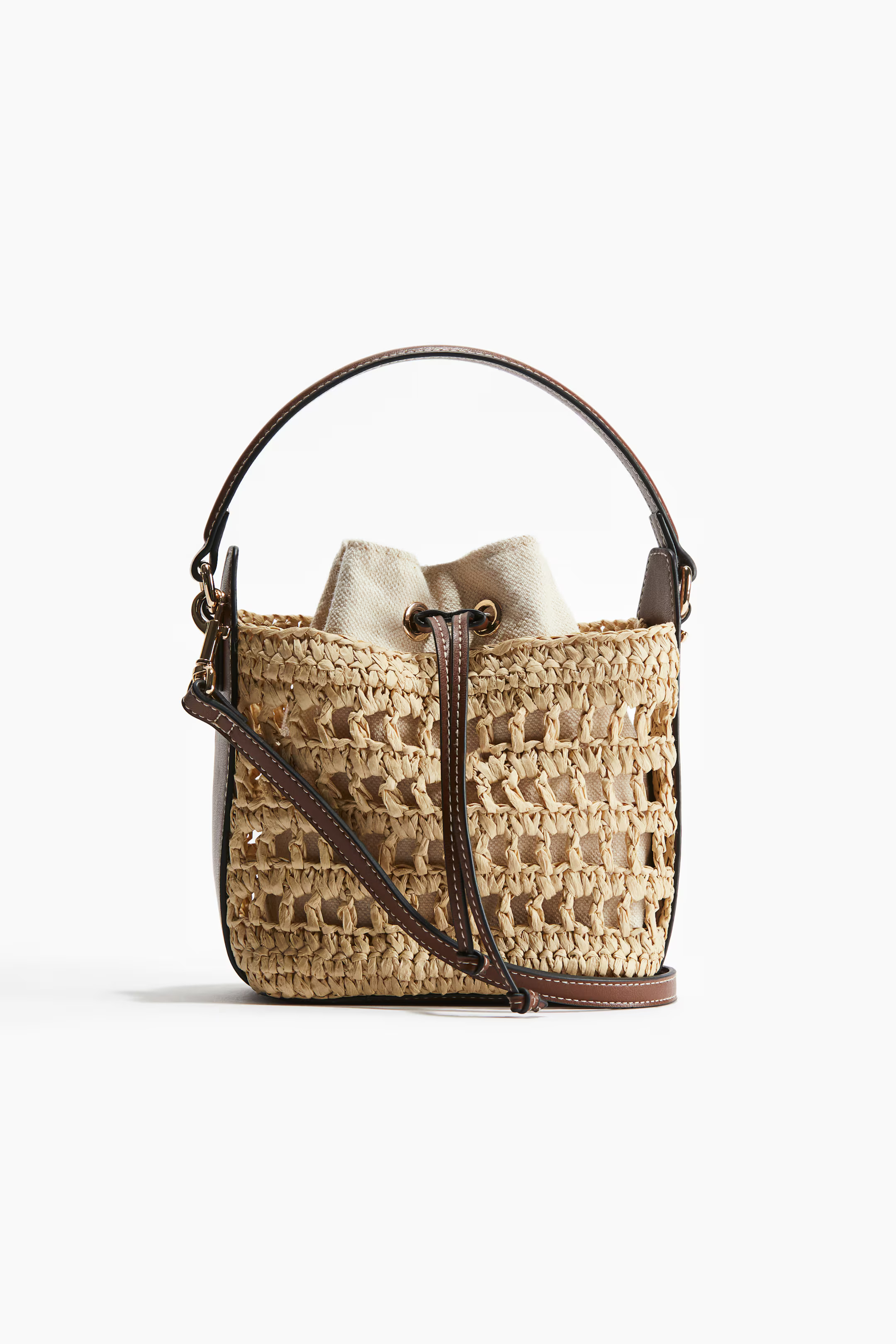 Borsa a tracolla in paglia - Beige - DONNA | H&M IT | H&M (FR, IT, ES, PT, BE)