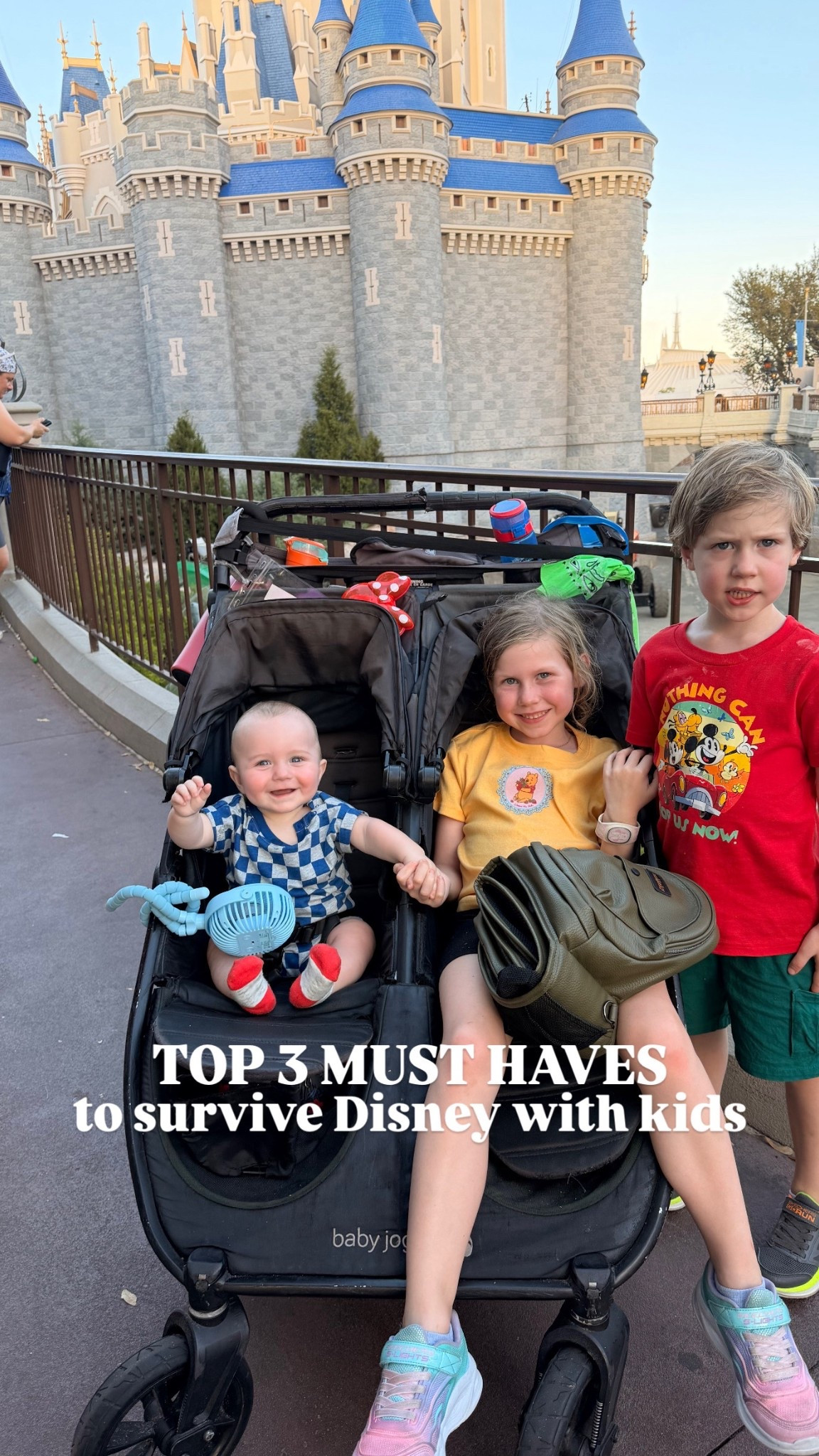 If you’re heading to Disney World with kids, these 3 things made our park days SO much easier 🏰✨

After a full Disney trip with a baby and big kids, these were easily our top 3 must-haves to survive Disney with kids:

1️⃣ Portable stroller fan – Disney parks get HOT, and this kept the kids cool during long stroller rides and nap breaks.
2️⃣ Tushbaby carrier – perfect for quick ups and downs when little legs get tired but you don’t want to deal with the stroller.
3️⃣ City Mini stroller (single & double) – lightweight, easy to push through crowds, and perfect for long Disney park days.

If you’re planning Disney with a baby or toddlers, these are things I would absolutely pack again.

I linked all of our Disney park essentials if you’re prepping for your trip.

✨ Save this for your Disney packing list!

#disneywithkids
#disneyworldtips
#disneyplanning
#waltdisneyworld
#disneyfamilytrip
#momtravelhacks
#disneytrip
#familytravel
#babytravel
#travelwithkids
#disneyparks
#disneytips


#LTKBaby #LTKTravel #LTKmomlife