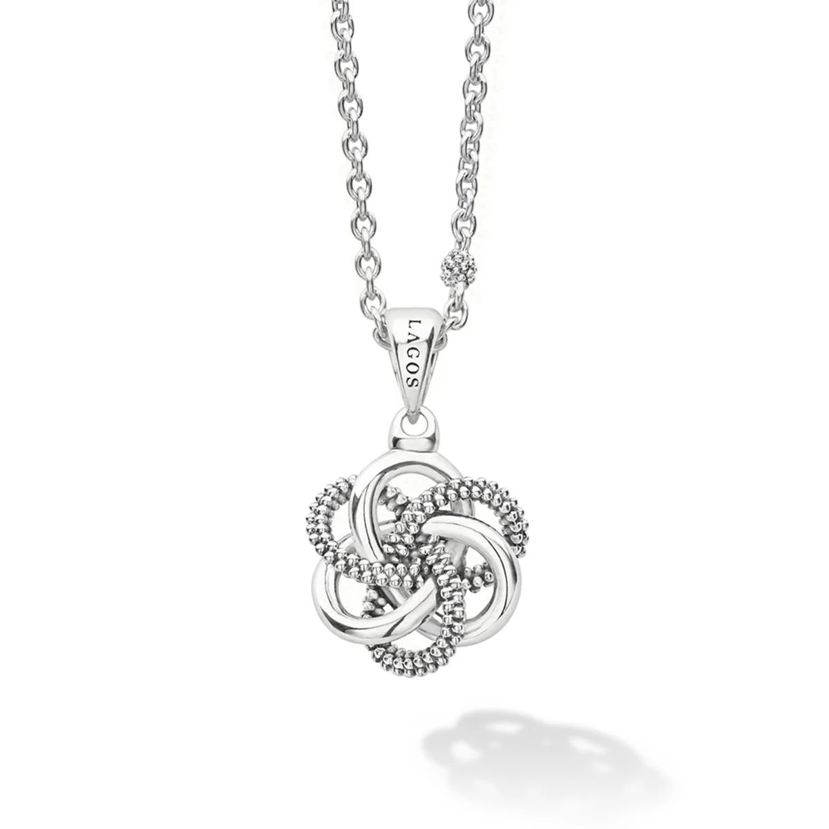 Love Knot Small Sterling Silver Pendant Necklace | LAGOS