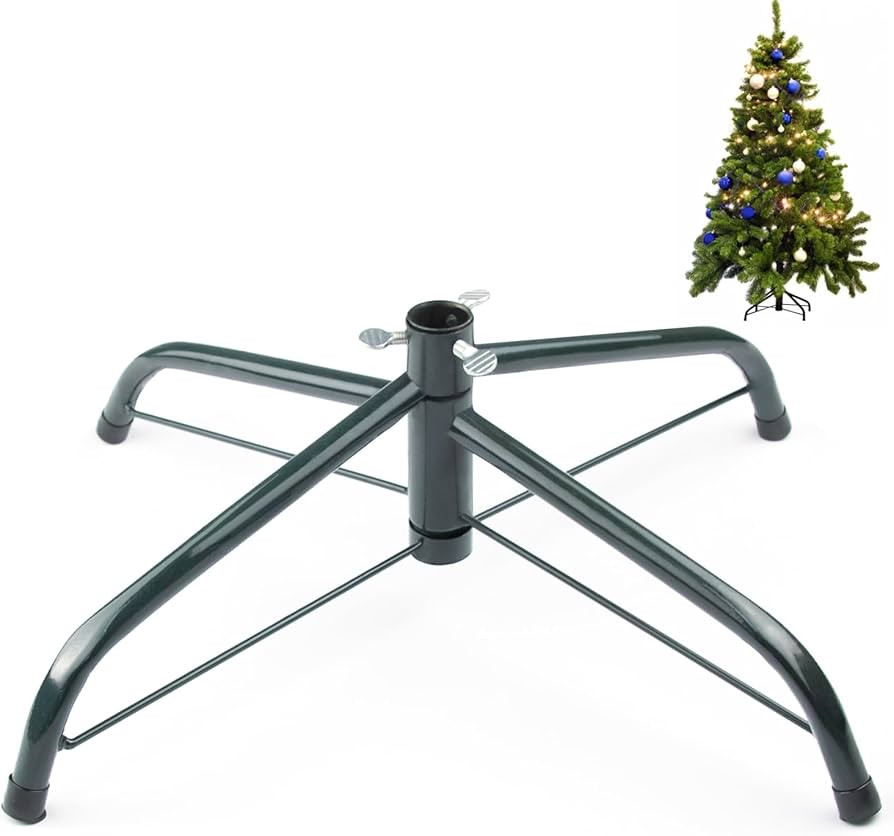 MNKXL 16 Inch Metal Christmas Tree Stand for 4 to 10ft Christmas Trees, Heavy Duty Folding Christ... | Amazon (US)