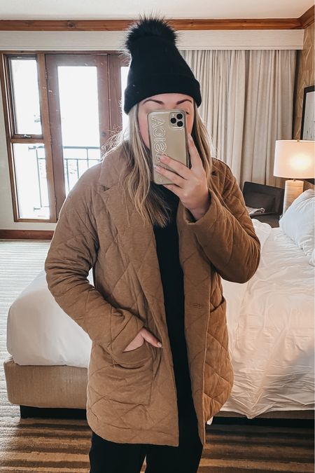 Quilted Cotton Topper Coat — perfect ‘hotel jacket’ for travel. Long enough it covers your bum… Large pockets for phone and keys. Great weight, not itchy at all. I’m wearing a Medium. It’s on sale and under $100!

#LTKFind #LTKsalealert #LTKunder100