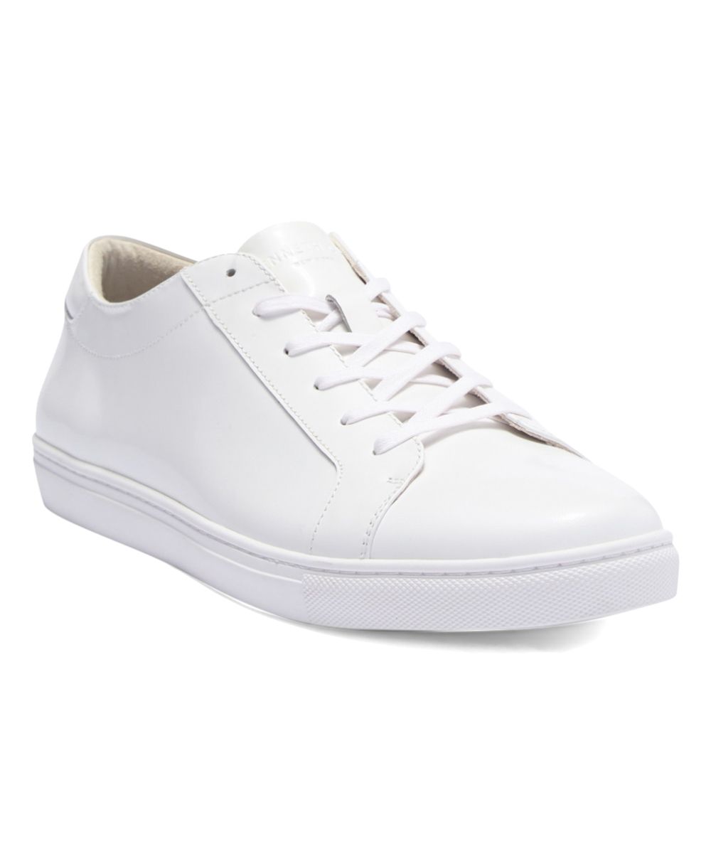 Kenneth Cole New York Men's Sneakers WHITE - White Design Leather Sneaker - Men | Zulily