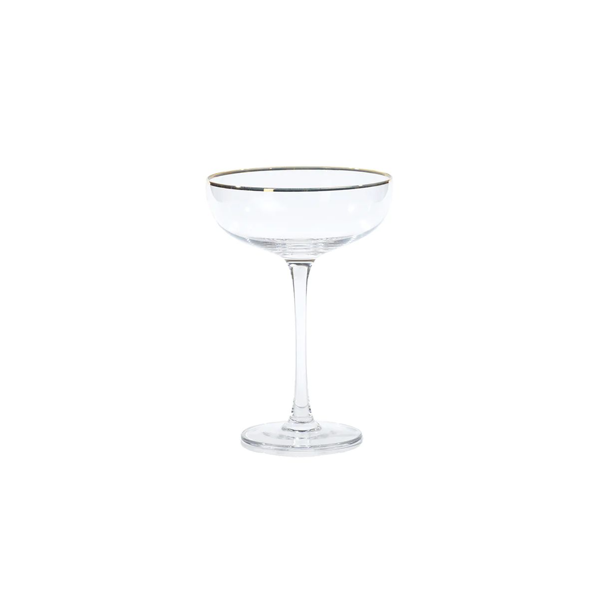 Gold Rim Martini Glass | Tuesday Made