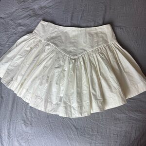 Maeve - Anthropology Basque-Waist Flirty Mini Skirt with attached Shorts Size S | Poshmark