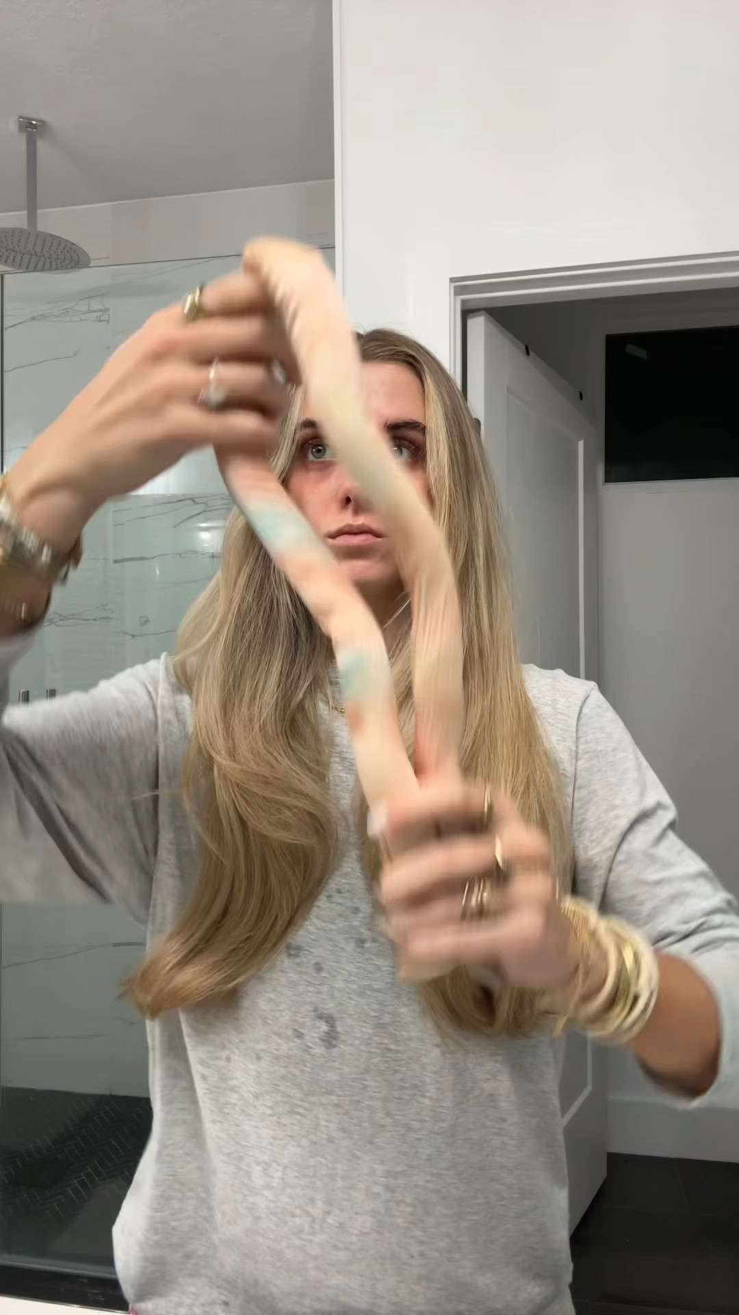 Kitsch Satin Heatless Curling Set - Heatless Hair Curlers to Sleep in - Heatless Curls Overnight - Heatless Curling Rod - No Heat Curls Overnight - Overnight Blowout Rods - Soft Hair Rollers. My greatest hair hack has got to be sleeping in a hair ribbon. This is what gives me my heatless hair curls. These curls are always bouncy, voluminous, shiny, and perfection that require absolutely zero heat, saving my hair on necessary, heat damage while still getting those desirable curls. I have lots of tutorials on how I put them in my hair saved my TikTok and Instagram @sloanevosen. TUTORIAL: https://www.tiktok.com/t/ZP8Y6b72q/ #hair #heatlesscurls #heatlesshair #heatlesswaves #hairstyles #hairhack #hairhealth #heatlesshairstyles #hairroutine #hairribbon #heatlesshaircurler 

#LTKFindsUnder50 #LTKmorningroutine #LTKBeauty