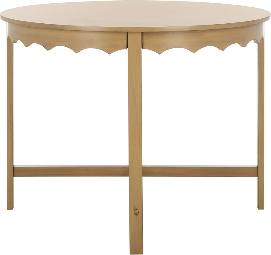 SAFAVIEH Home Collection Seraphina Desert Brown Round Dining Table | Amazon (US)