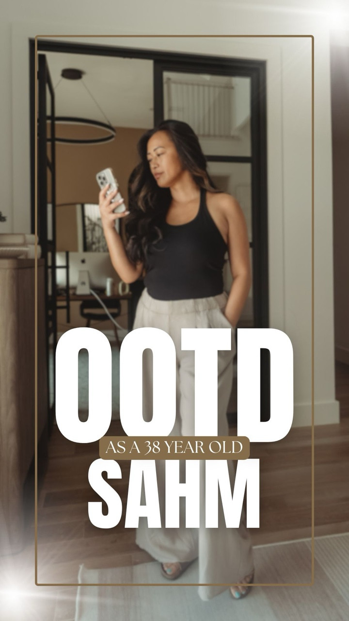 Trying to do better about getting myself together even if I have no plans of leaving the house. Today’s look is a halter top with a built in bra and the comfiest trouser sweatpants.

… Because feeling cute and comfortable at 38 is a whole vibe. No makeup and living in my Birkenstocks.



#LTKOver40 #LTKFamily #LTKStyleTip