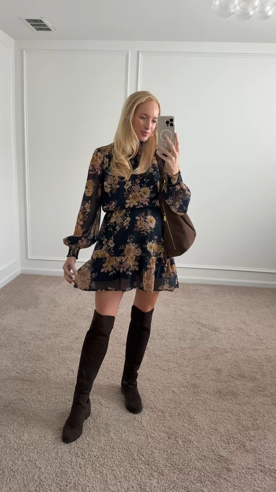 This floral mini dress is still in stock in the Nordstrom anniversary sale! Wearing my normal size small and it’s bump friendly. Would be cute for fall family photos. Paired with waterproof OTK boots 



#LTKBump #LTKFindsUnder100 #LTKSaleAlert