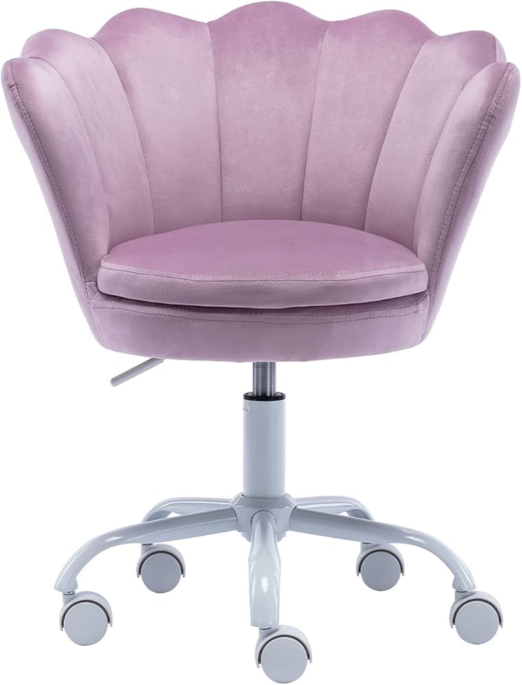 chairus Cute Kids Desk Chair Velvet Living Room Accent Armchair Upholstered Teens Vanity Chair wi... | Amazon (US)